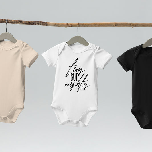 Tiny But Mighty Organic Cotton Onesie